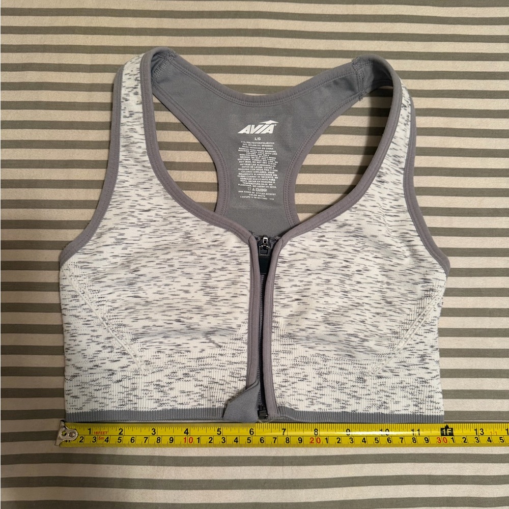 Zip-Front Sports Bra